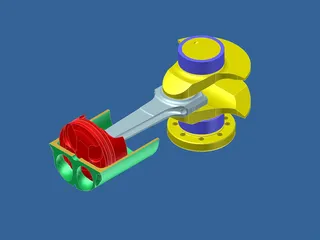 Piston Detailed 3D Model preview