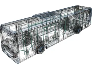 Bus Iveco Citelis 3D Model preview