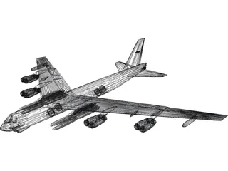 B-52G/H 3D Model preview