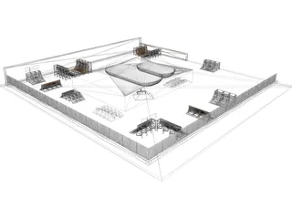 Skate Park 3D Model preview