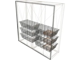 Wardrobe 3D Model preview