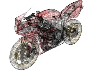 Yamaha YZF-R1 3D Model preview