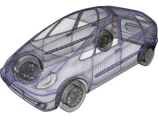 Citroen Xsara Picasso 3D Model preview