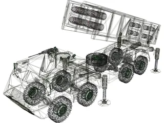 Avibras ASTROS III 3D Model preview