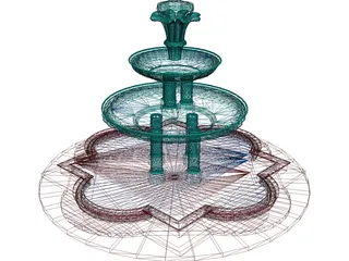 Fountain 3D Model preview