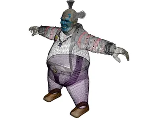 Spawn Evil Klown 3D Model preview