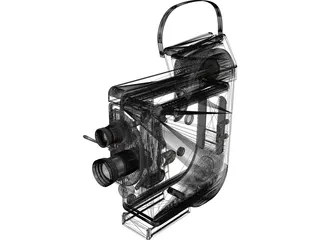 Camcorder Vintage 3D Model preview