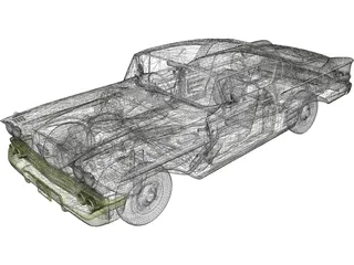 Chevrolet Impala (1958) 3D Model preview