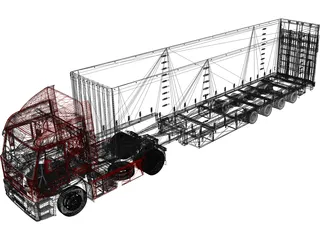 Iveco Eurotech 3D Model preview
