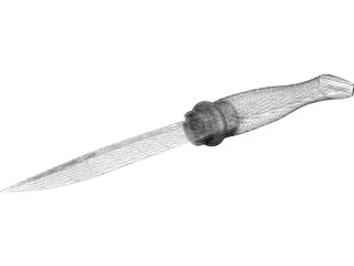 Opinel Knife 3D Model preview
