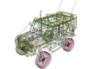 Jeep [Tuning] 3D Model preview