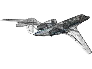 Cessna Citation X 3D Model preview
