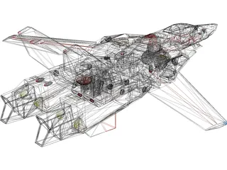 VF-1A 3D Model preview