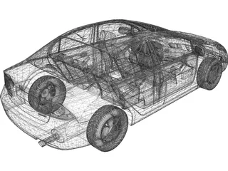 Honda Civic 3D Model preview