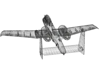 A-10 Warthog 3D Model preview
