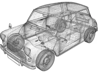 Mini Cooper 3D Model preview