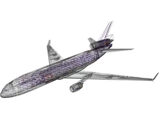 McDonnell Douglas/Boeing MD-11F FedEx 3D Model preview