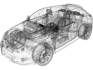Volvo C30 3D Model preview