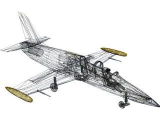 Aero L-39 Albatros US Navy 3D Model preview
