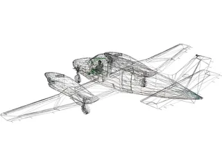 Beechcraft King Air C90B 3D Model preview