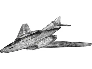Messerschmitt Me 262 HG III 3D Model preview