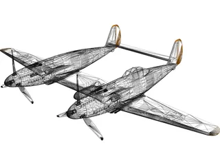 Messerschmitt ME 609 3D Model preview