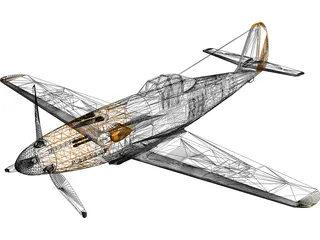 Messerschmitt ME 309 3D Model preview