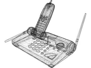 Phone Panasonic 3D Model preview