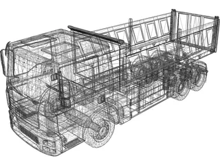 MAN T6L8.210 Truck 3D Model preview