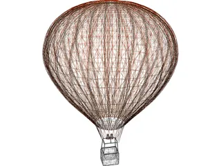 Air Sphere Balloon 3D Model preview