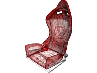 Seat Car 3D Model preview