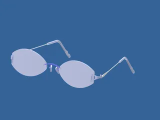 Glasses 3D Model preview