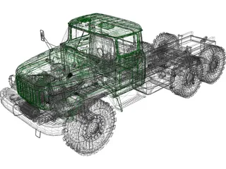 ZIL 131 3D Model preview