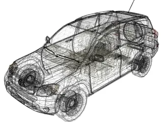 Toyota RAV4 (2008) 3D Model preview