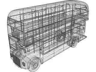 London Bus 3D Model preview