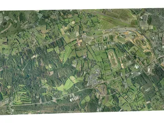 Le Mans Racing Circuit 3D Model preview