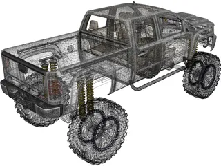 GMC Sierra [Lifted] 3D Model preview