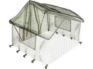 Camping Tent 3D Model preview