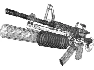 M4 3D Model preview