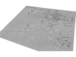 Wolverhampton City (UK) 3D Model preview