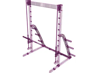 Simulator Rack 3D Model preview
