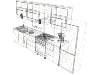 Kitchen 3D Model preview