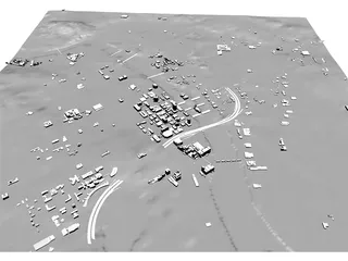 Cedar Rapids City 3D Model preview