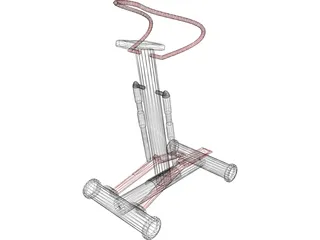 Step Mashine 3D Model preview