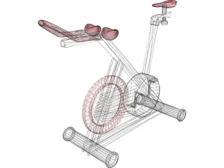 Bike Machine 3D Model preview