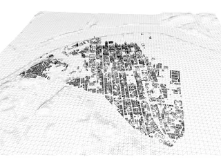 Cincinnati City 3D Model preview