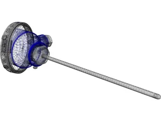 Temperature Probe 3D Model preview