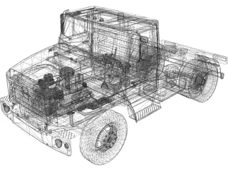 ZIL 4421 3D Model preview