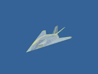 F-117 3D Model preview