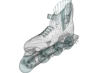 Roller Skate AZ-912 Yonex 3D Model preview